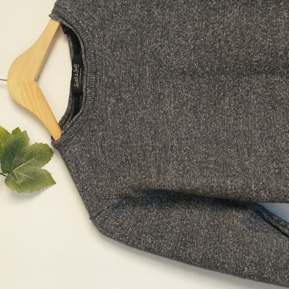 Scotch & Soda Wool Linen Gray Sweater Kids Large Excellent Condition - Picture 2 of 7